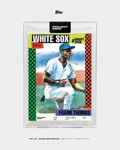 #PROJECT2020: 1990 Frank Thomas by Jacob Rochester ➡️➡️: http://ow.ly/FbnC50zmIHr | Topps