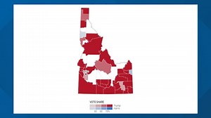 Idaho election results: Interactive map showing county by county presidential vote