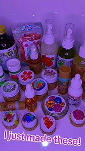 I just made these!🪻xo #plantmakeup #skincare #lipbalm #beauty #makeup #smallbatchbeauty | Plant Makeup