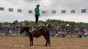 Trick roping at the IPRA Rodeo in Ewing, Kentucky. Held on the grounds of 606 Sales and Events. #seekentucky #kentuckytravels #rodeo #missrodeousa #followme #bullriding #broncriding #606salesandevents #ipra #cowboy #cowgirl #barrelracing | Kentucky Travels