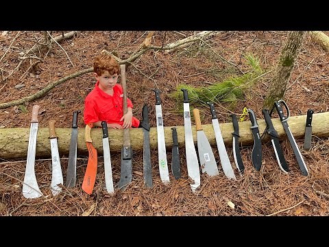 What is the best machete for cutting trails and clearing brush?￼