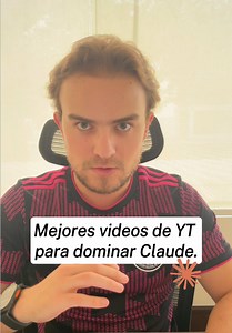 Mejores videos de Youtube para dominar claude #inteligenciaartificial | claude de cero a experto
