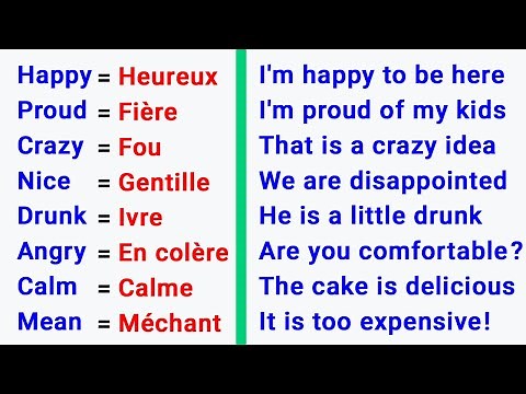 100 Mots et Phrases les plus Courants en Anglais ● 100 Most Common Words and Phrases in English