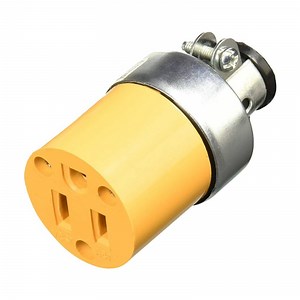 [Hot Item] 3-Prong Heavy Duty Female Electrical Plug Replacement, 2-Pole 3-Wire Grounding Vinyl Armored Connector