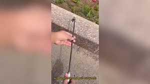 Weeding Artifact Uprooting Weeding Tool - Weed Puller Tool Garden Weed Pulling Tool, 4 Teethes Dual Purpose Manual Multifunctional Weeders Tool, for Garden Yard Weed Removal (2PCS - 10.6in+19.7in)