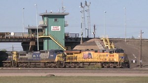 A power move under the East Hump at UP's Bailey Yard (North Platte, Nebraska). From "Union Pacific's Bailey Yard". http://rfd.video/BaileyYard | Railfan Depot