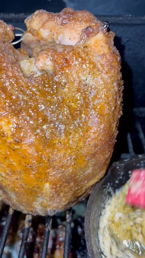 Beer can turkey breast 😋 #ThanksgivingRecipes #turkeyrecipe #turkey #Thanksgiving #cooking #reelsfacebook PS Seasoning Royal Oak Charcoal Duke's Mayonnaise | Harlee-Jax BBQ