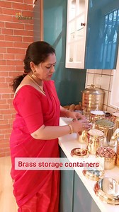 1.1M views · 25K reactions | Still storing your grains, pulses, flours, snacks etc in Plastic containers? Switch from plastic to Brass containers, a traditional, healthy and unharmful way to store kitchen ingredients! Add a Touch of elegance to your kitchen with the aesthetically designed Brass storage containers. . . #reelviral #kitchenstorageideas #pulses #grains #snacks #storing #zishtatraditionalproducts #zishta | Zishta | Facebook