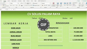 Aplikasi Akuntansi Excel Gratis - Solusi Palam Raya