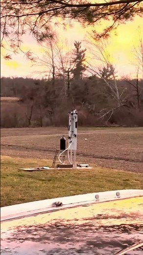 Successful cold-flow test of our hybrid rocket engine 😎