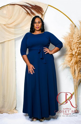 Check out our Lisa Statement Maxi! | Closet Red Plus Size Boutique