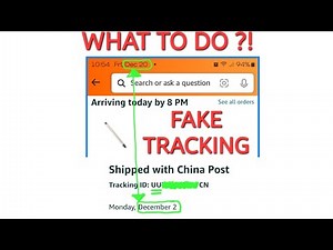 FAKE TRACKING NUMBER-CAN'T CONTACT SELLER on Amazon - WHAT TO DO