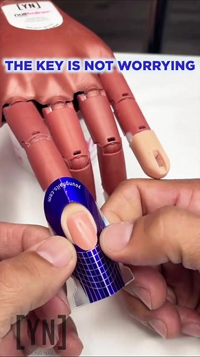 22K views · 415 reactions | Nail form application ❤️ | Young Nails United Kingdom | Facebook
