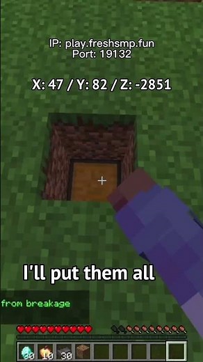 Giving away loot on the FreshSMP! (public minecraft server)