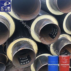 [Hot Item] Rigid Polyurethane Foam Material Isocyanate Polyol Closed Cell for Pipe Heat Insulation