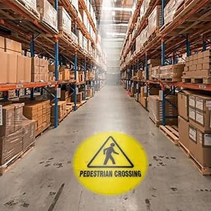 Accuform VPL904LENS LED Sign Projector, Pedestrian Crossing, Lens Only