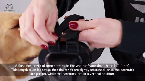 Dog Ear Muffs Noise Protection 32dB NRR, Safe Dogs Ears Headphones for Hearing Protection are Available in Large (L) Size, Color: Black, Airplane, Fireworks, Travel