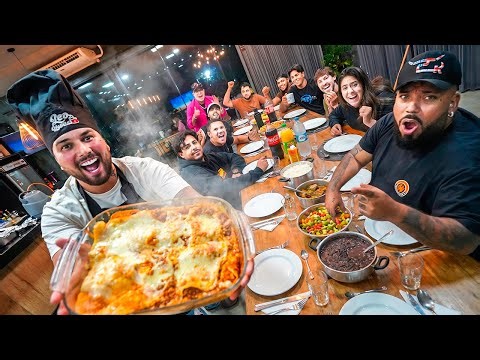 FIZ LASANHA PROS MEUS AMIGOS NO JANTAR !!! 🤣
