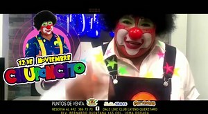 💥 QUERÉTARO, QRO. REGRESA EL REY DE LA COMEDIA CHUPONCITO 💥 📅 VIERNES 12 DE NOVIEMBRE ⏰ 21:00 HRS. 📍 CLUB LATINO 💺*CUPO LIMITADO 🎟️ Boletos a la Venta en: 👟 GOLDEN SHOES 🍻 Che-chelas 🕺Club Latino ℹ️ Informes y Reservaciones: 📞 4423867373 ⚠️ Contamos con todas las Medidas Sanitarias para que puedas disfrutar nuestro espectáculo ⚠️ @Chuponcito @Chuponcito_oficial #Chuponcito #ShowDeChuponcito #ElShowDeChuponcito #ClubLatino #Querétaro #QuerétaroViveConFamosos | Querétaro Vive Con Famosos