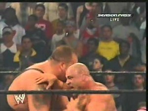 Big Show Chokeslam Kurt Angle