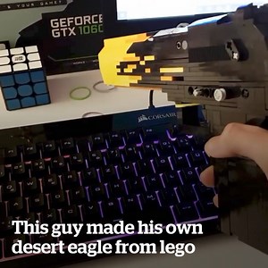 YouTuber Kevin183 built a pistol out of LEGO! 😱 | VT