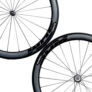 Carbon-Clincher Wheelset 700C Road-Bike Wheels - 25mm Wide Aero Rim Brakes BladeX SDM 5X5