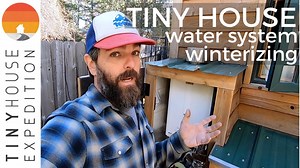 Frozen! Thawing our tiny house water heater