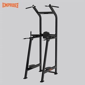 [Hot Item] Factory Supply Gym Fitness Equipment Compact Plate Loaded Machine Heavy Duty Professional Strength Chin DIP Machine