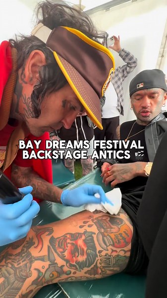 Yelawolf Tattoo Experience at Bay Dreams Festival