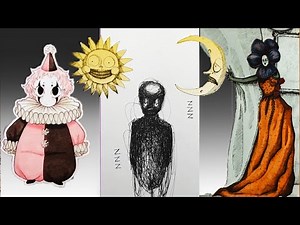 ART TikToks inspired by Dark Thoughts 🙀 Dare To Watch