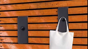 20 Pack Slatwall Hooks, Picture Hook Notch Picture Display Hooks Hangers Painting Hook for Slat Grid Shelf Hanging Display (Black B)