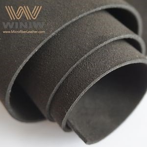 [Hot Item] Waterborne Polyurethane Microfiber Synthetic Suede Leather for Safety Shoes & Boots