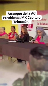 Queremos a más mujeres en las funciones más altas de nuestro gobierno... y en México lo vamos a lograr. En PRESIDENTASMX TEHUACÁN vemos a quien se ha convertido en la heredera del movimiento político construido por el Mandatario Andres Manuel López Obrador, quien será recordado por haber abierto la puerta a que, por primera vez, una mujer sea presidenta de México. A la Dra. CLAUDIA Shembaum. | Geraldine Gonzalez