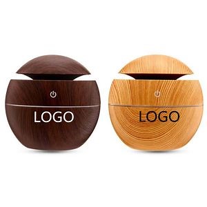 [Hot Item] 7 Color 130ml Mushroom Wood Humidifier Desktop Small Air Humidifier for Office Home