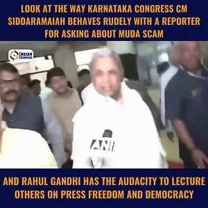 Imagine the reaction from the leftist media had it been any other non-Congress politician. | Indian Compass Videos