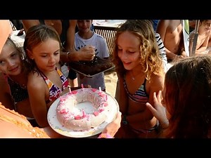 Carla Underwater - My 8th Birthday Party on the Beach