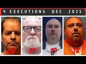 Death Row Countdown | 4 Executions in December 2025: Geralds, Nichols, Humphreys, & Walls.
