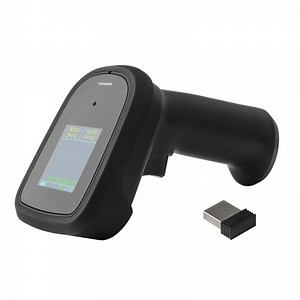 [Hot Item] Qr Code Barcode Reader Wireless 1d 2D Barcode Scanner Displays Barcode Information for Inventory Counting Payment