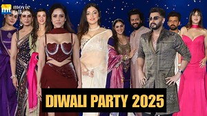 13K views · 58 reactions | Riteish Deshmukh-Genelia, Nushraatt Bharucha, Saba Azad, Arjun Kapoor, Zaheer Iqbal, Divya Khosla, Huma Qureshi, Shalini Pandey| DIWALI PARTY 2025 #RiteishDeshmukh #NushrrattBharuccha #sabaazad #ArjunKapoor #Diwali #MovieTalkies | Movie Talkies | Facebook