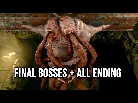Tormented Souls - Final Bosses + All Ending | 1080P 60 FPS