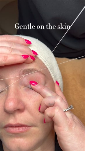 Tired of tweezing and waxing? Eyebrow threading is a precise technique that creates clean, defined brows for a flawless look. Call Divine Design Salon and Spa today at 813-661-3737 to schedule your appointment! #eyebrows #threadingeyebrows #spa #prefectbrows #browshaping #brows | Divine Designs Salon & Spa - Brandon, Florida