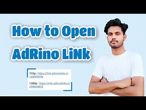 How to open AdRiNo LiNk | HUMPTY TECHZONE