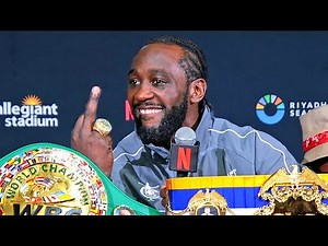 Terence Crawford FLIPS OFF reporter - TAUNTS him after Canelo win!