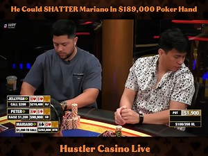 He Could SHATTER Mariano In $189,000 Poker Hand #Poker #poker #pokerhighlight | Steve Zaragoza | Facebook