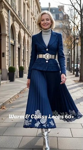 Warm & Classy Outfit Ideas for Women Over 60