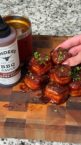 Hear me out… wrap your bacon in more bacon 🥓 @kindersflavors These bacon-wrapped pork belly burnt ends are the ultimate game day snack and the Kinder’s Texas Bowl is a great time to whip them up 🔥 🏈 Bacon-Wrapped Pork Belly Burnt Ends Recipe ⤵️ ½ Slab of Pork Belly All Purpose seasoning Bacon, cut into half-strips Hickory Brown Sugar BBQ Sauce Fresh Parsley 1. Season a half-slab of pork belly with All Purpose Seasoning 2. Smoke until it reaches 170°F internal. 3. Slice the slab into cubes and