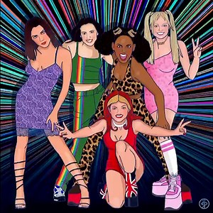 💥 #sundayscaryspice #sundayscaries #spicegirls #30yearsofthespicegirls #celebratoryspice #hbdbabyspice #30yearsintheblinkofaneye #theywereallbabyspice #90s #love #popart #illo #gif #drawingvideo #saraphia #saraphiastyleicons | s a r a p h i a
