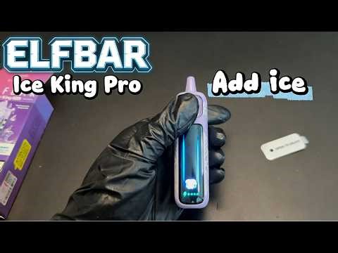 ELFBAR Ice King Pro Unboxing And Testing - ASMR #asmr #vapelife #unboxing #dubailife