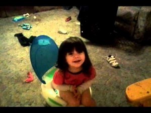 Pee pee on the potty!