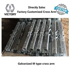[Hot Item] Heavy-Duty Galvanized Electric Pole Bracket for Outdoor Installations